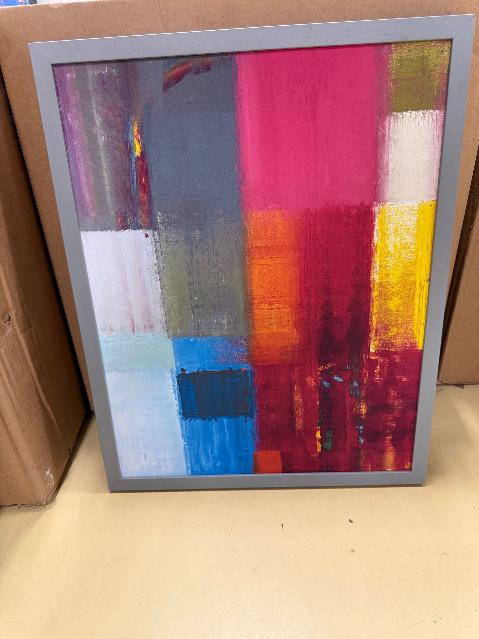 Abstract Geometric Painting