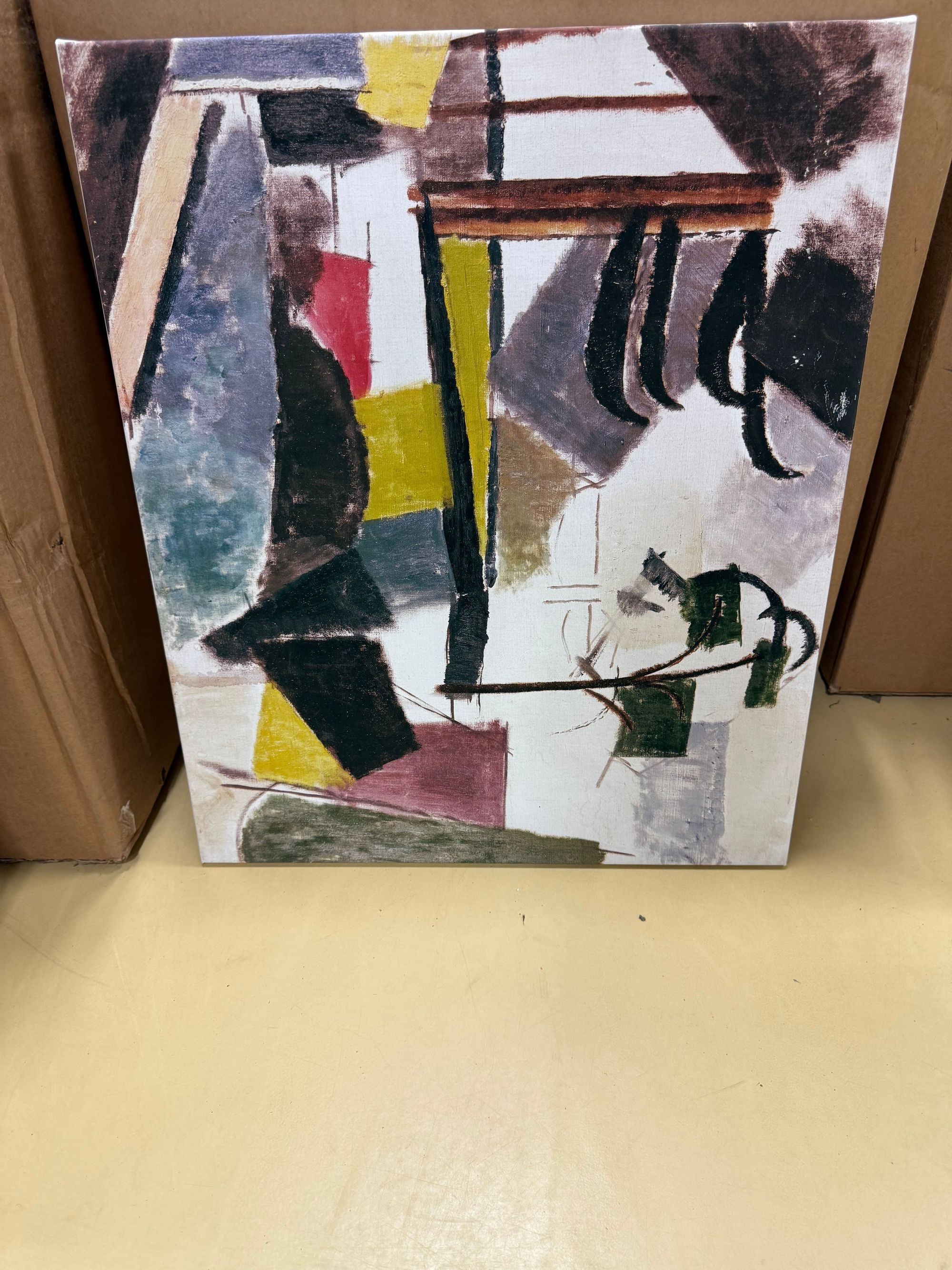 Abstract Landscape Painting by Fernand Léger