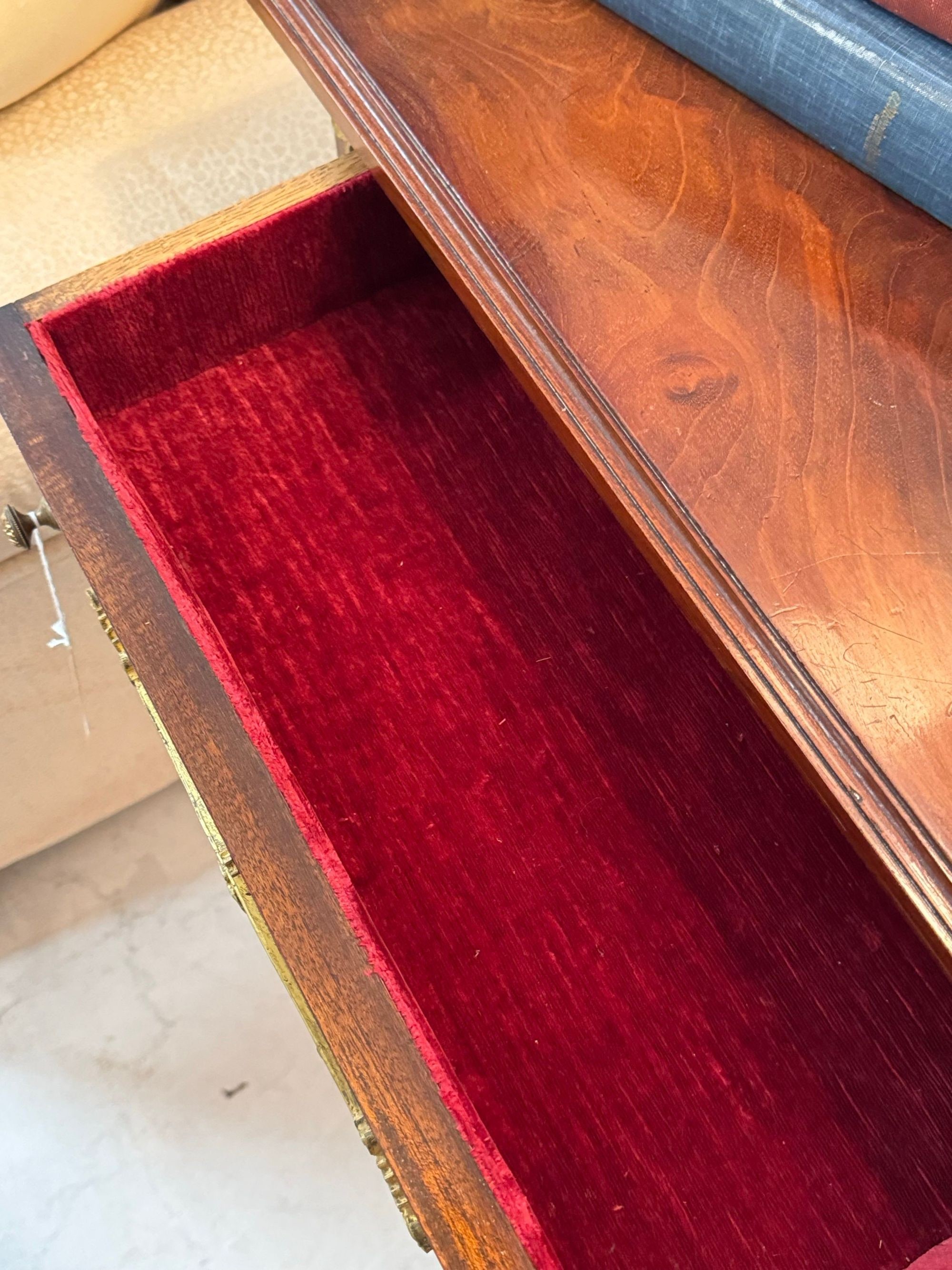 French Empire Mahogany and Ormolu Commode