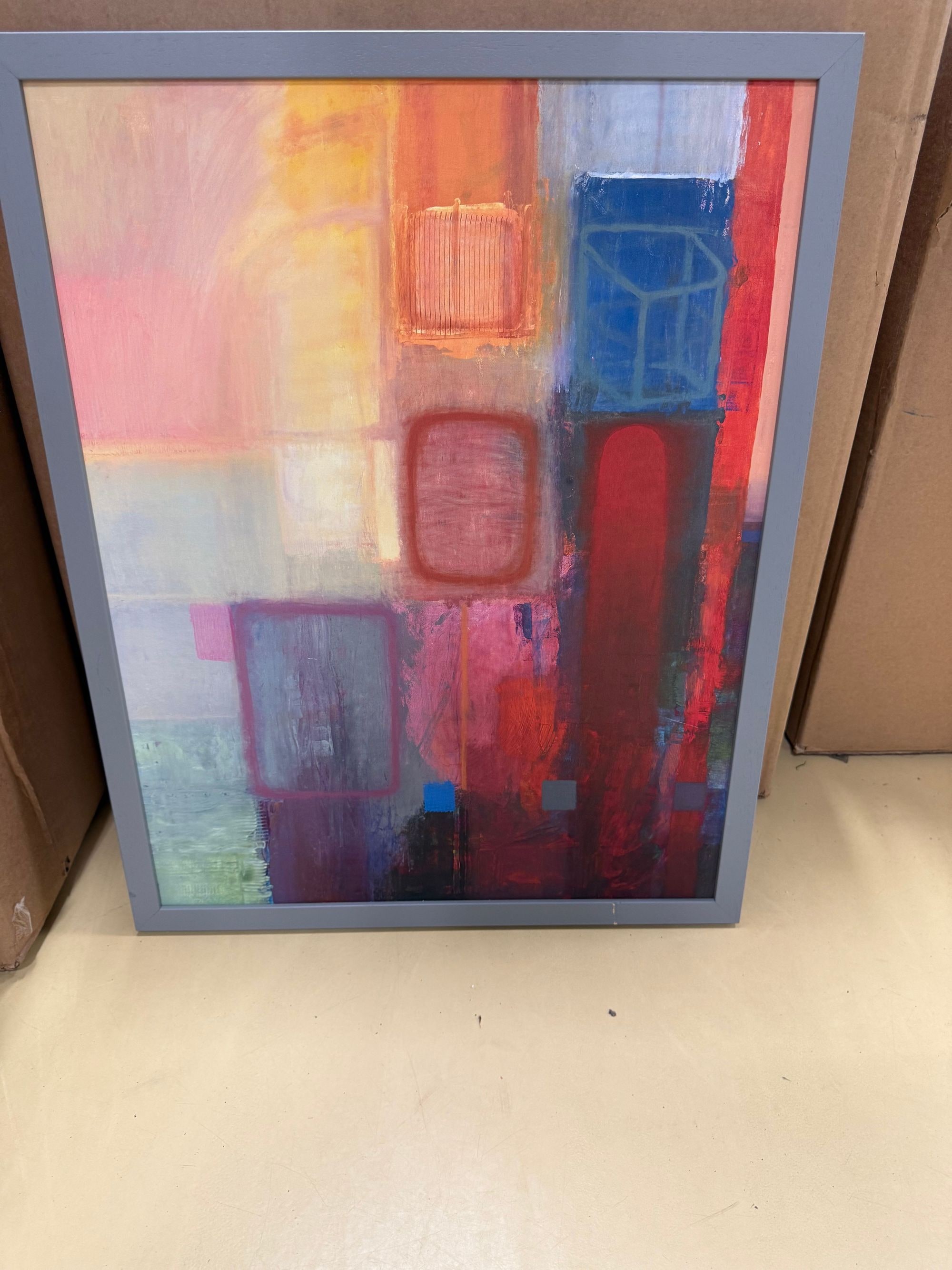 Abstract Geometric Painting