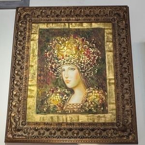 Portrait of a Woman in Ornate Headdress by Csaba Markus